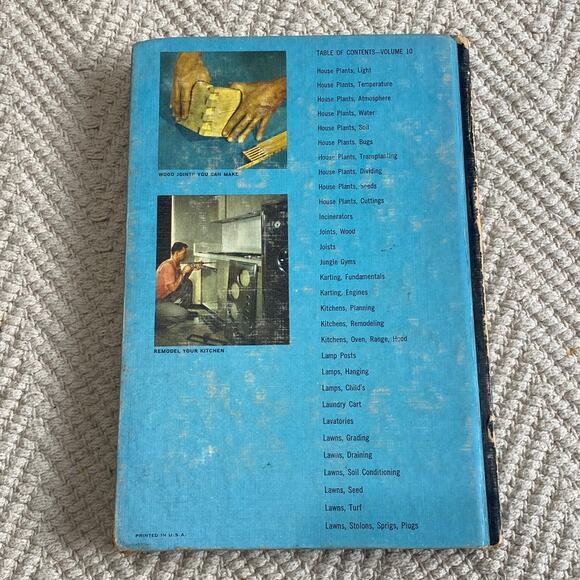 handyman, diy, 60s, home repair Mechanix Illustraded Volume 10 1961 Golden Press - Picture 2 of 4